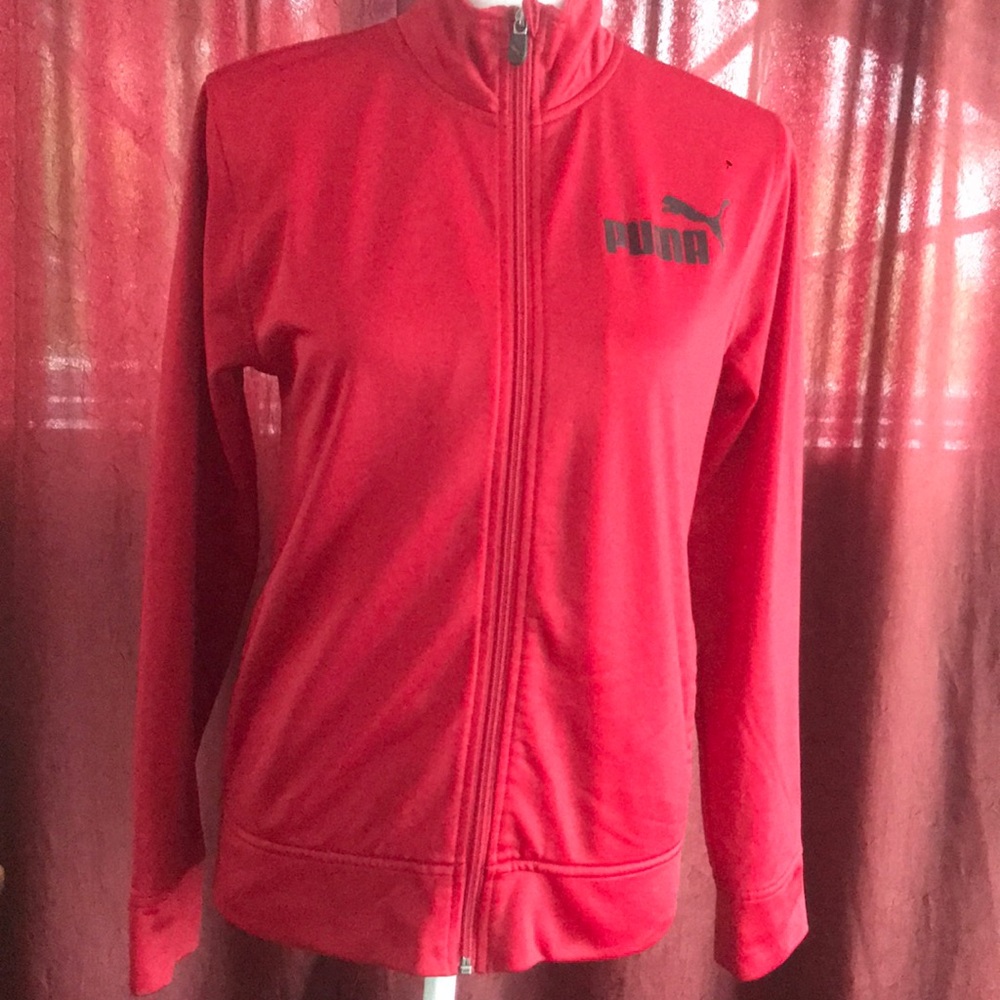 Red Puma zip jacket